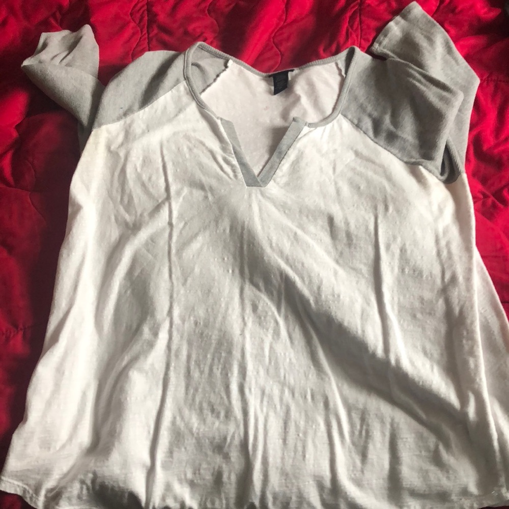 White and Gray Tunic